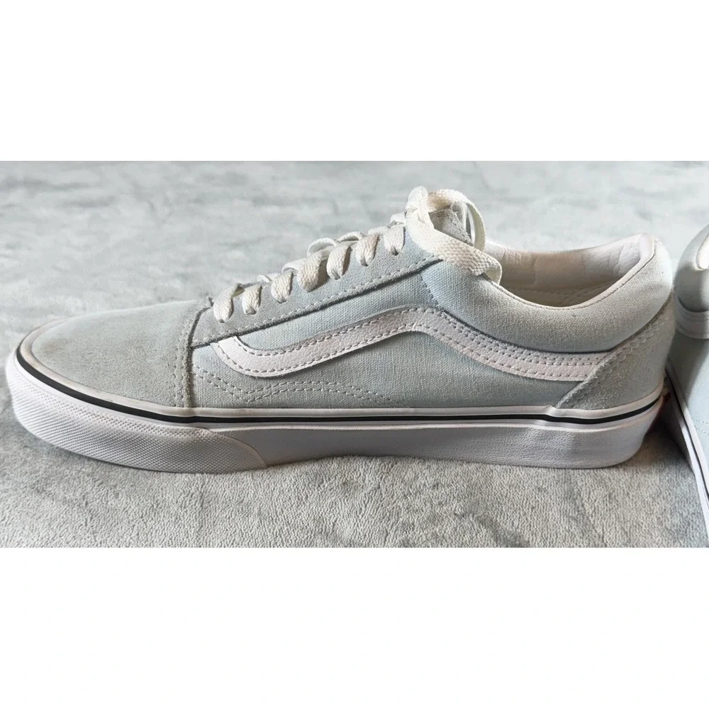Vans Old Skool Shoes Mens Size 7.5 Womens 9 Suede Skate Sneakers Classic Low Top